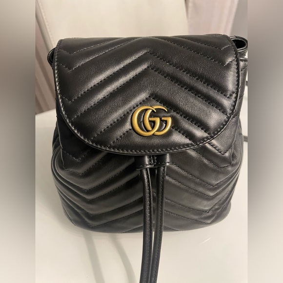 GG Marmont Mini Backpack - Picture 2 of 14